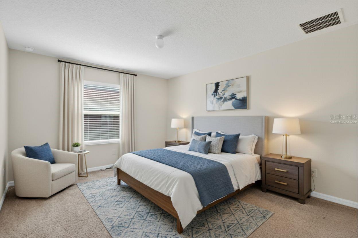 Second Bedroom-Virtually Staged