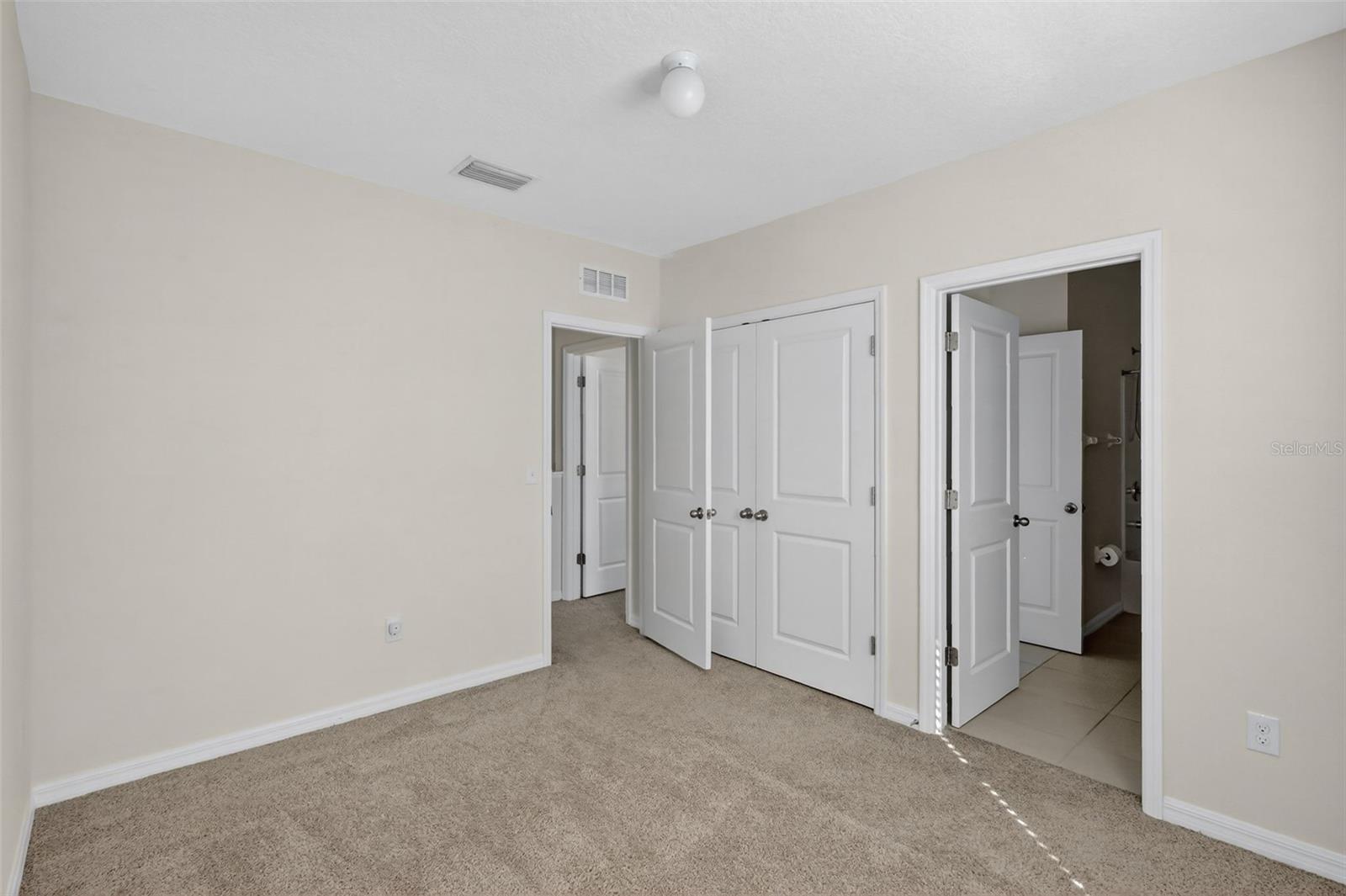 3rd Bedroom with Jack n Jill Bathroom