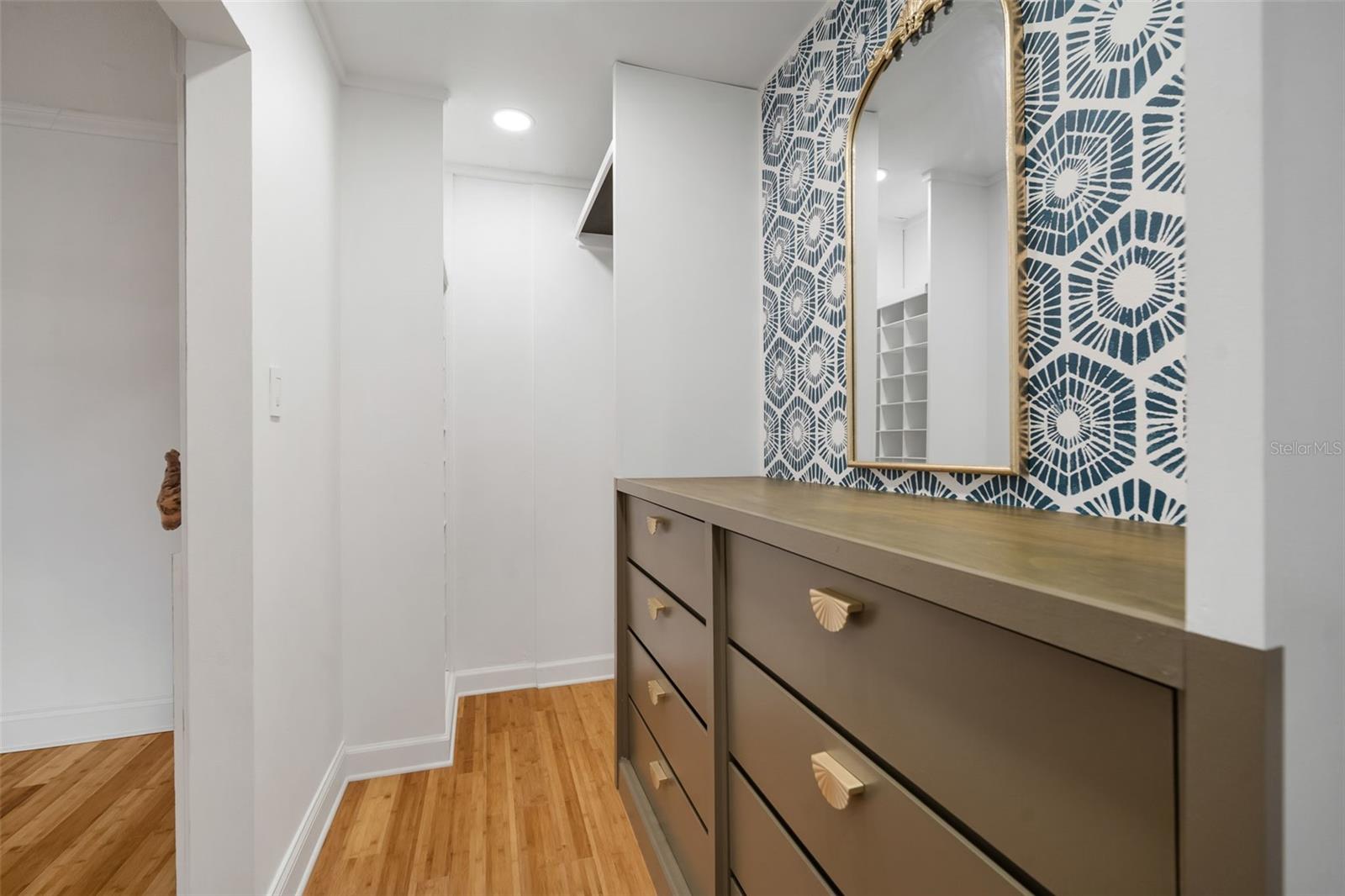 walk in closet in second bedroom