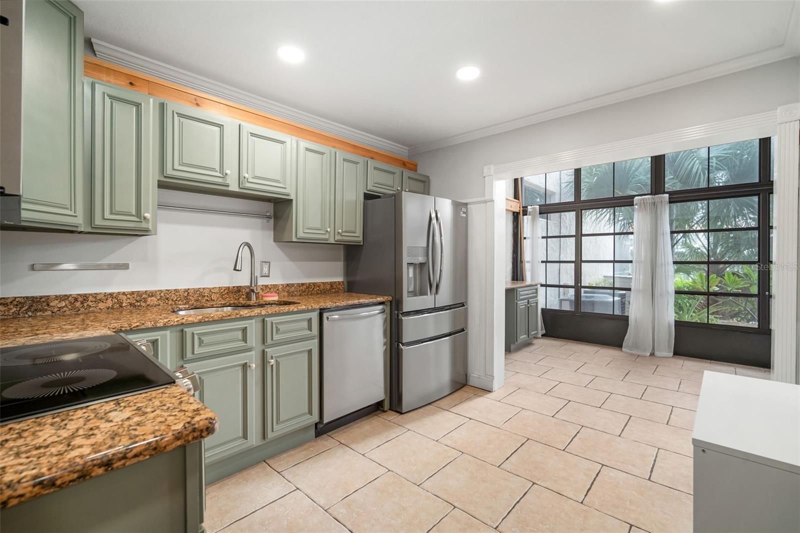 kitchen toward bonus room
