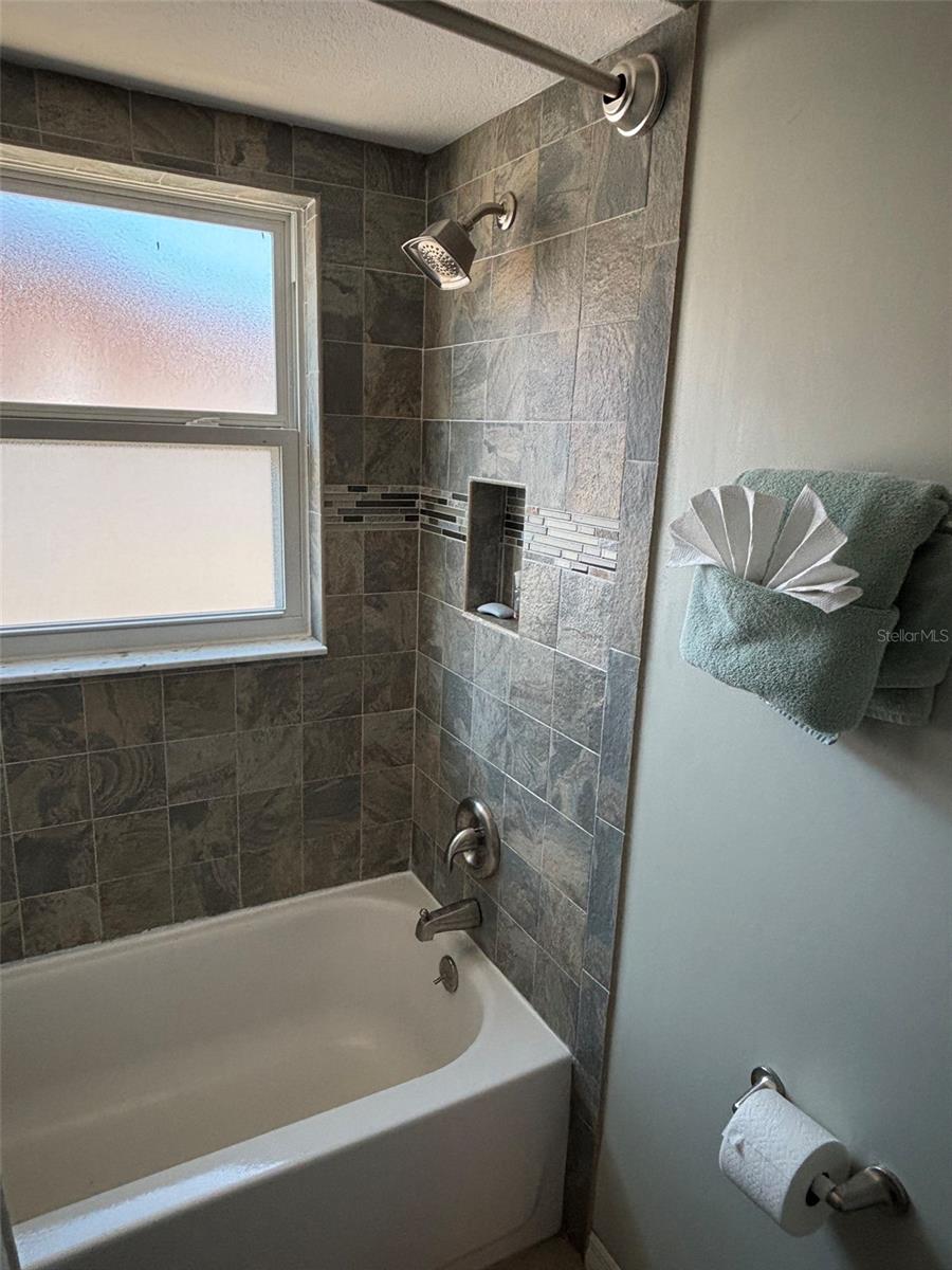 Hallway bathroom.