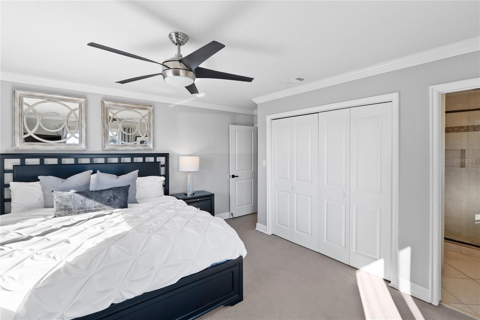 Guest room with private balcony.