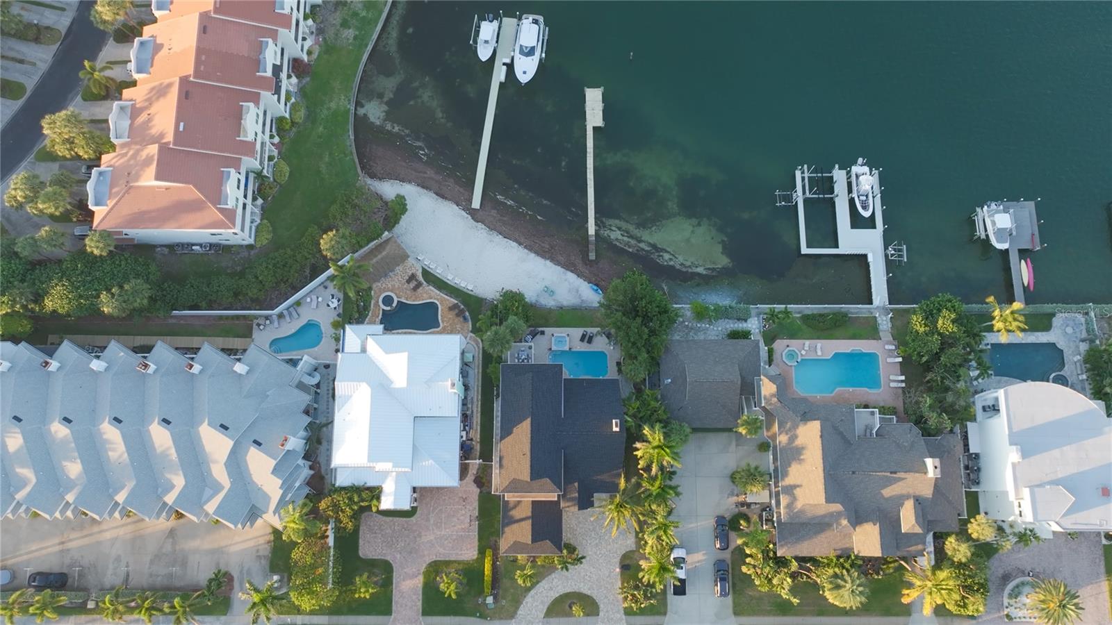 Short Walk to the beach or enjoy your own private beach in your backyard.