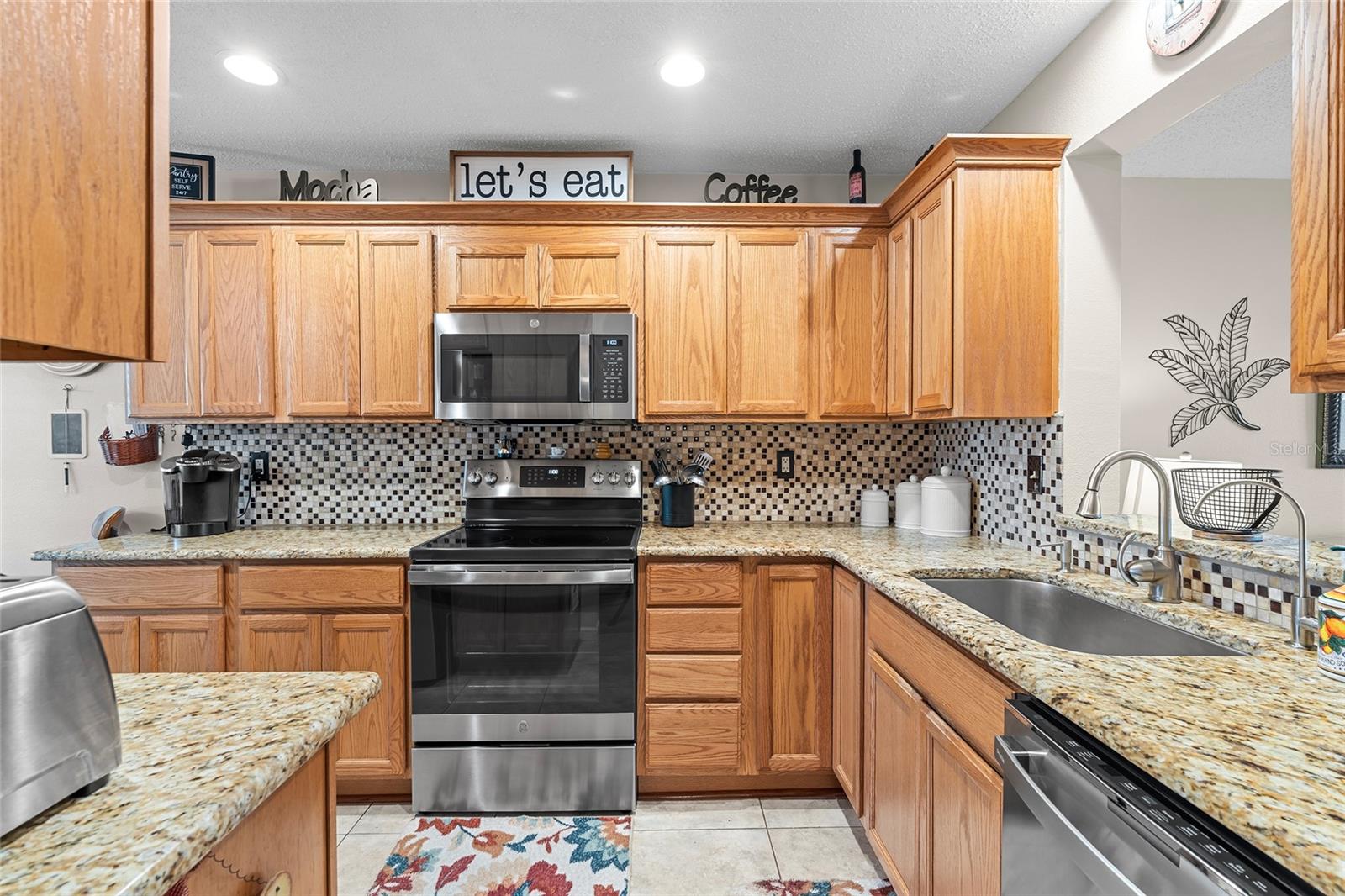 Solid Wood Cabinets in Kitchen