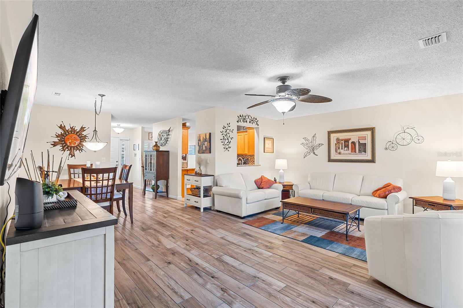 Open Living Room / Dining Combo