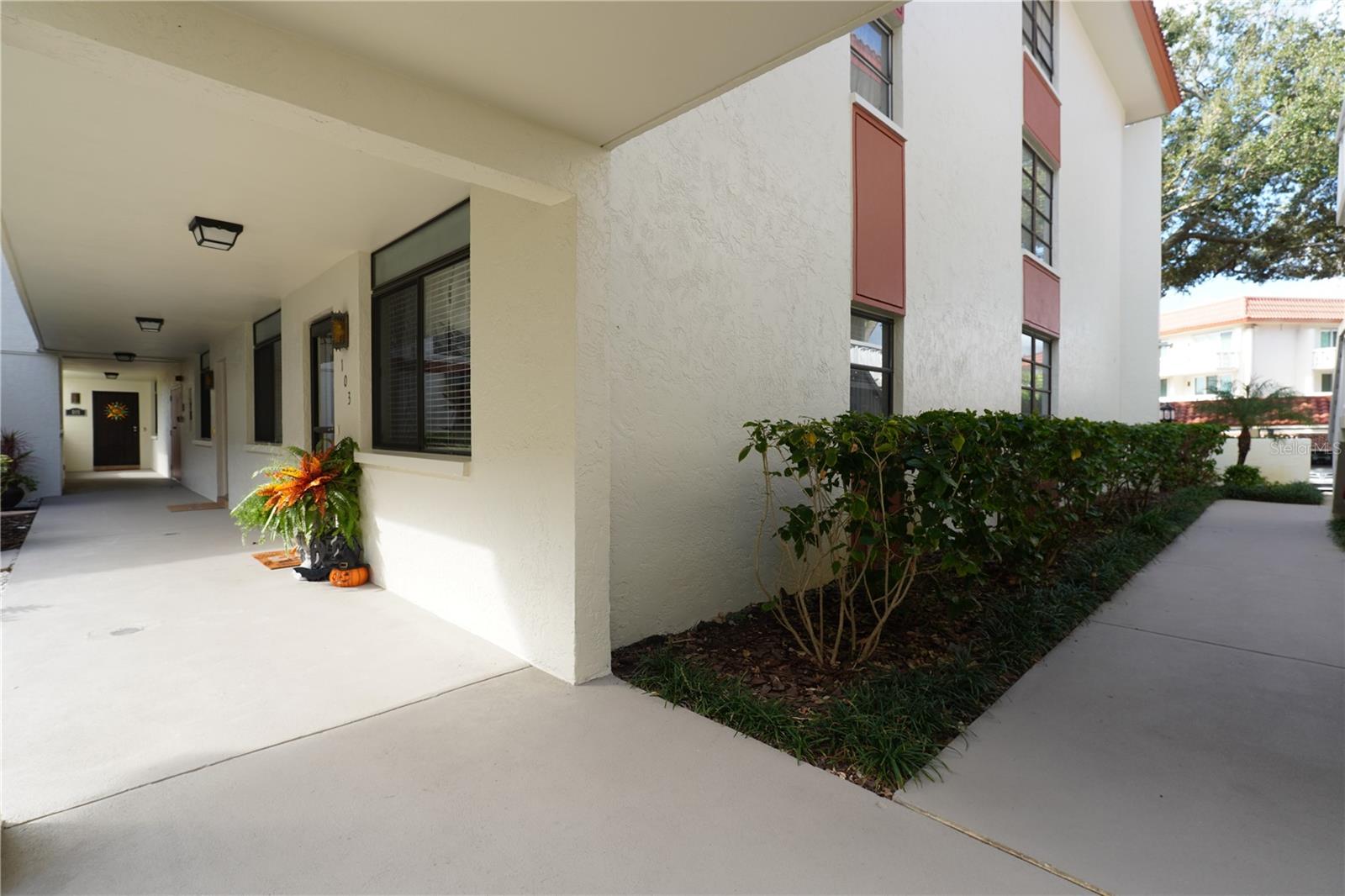 side view of condo