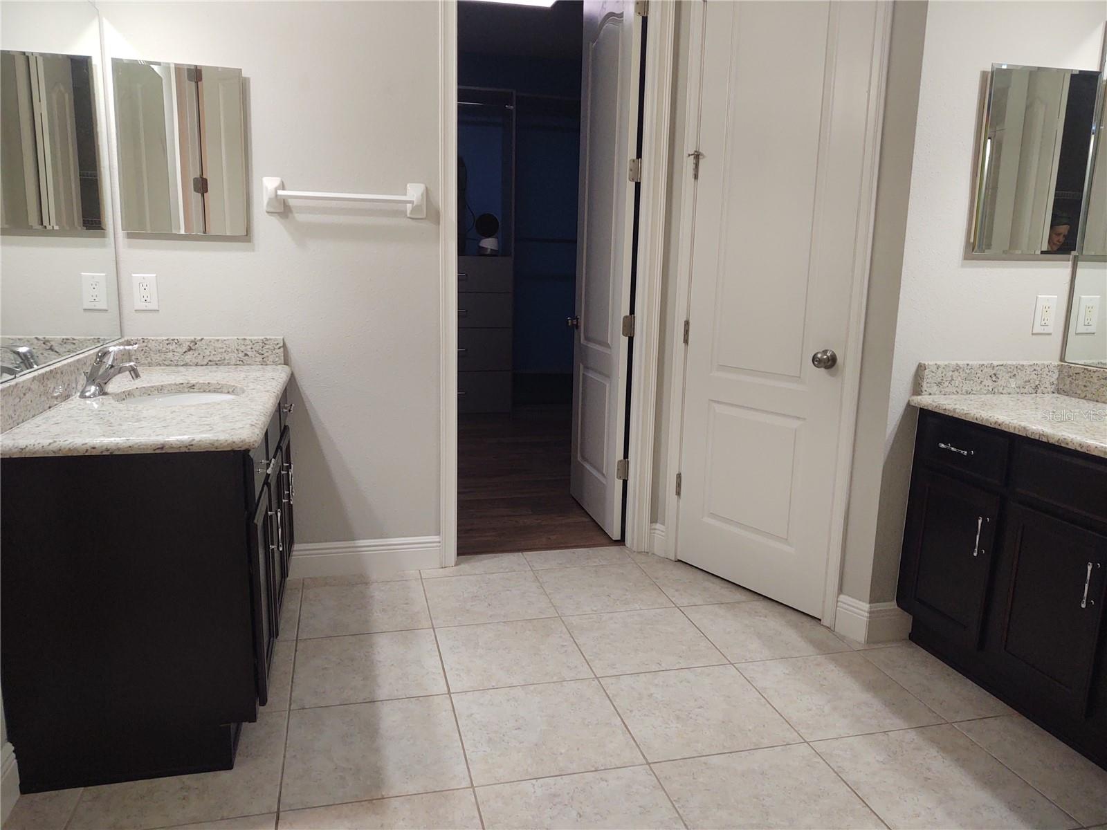 Primary Bath #4 View to HUGE Closet