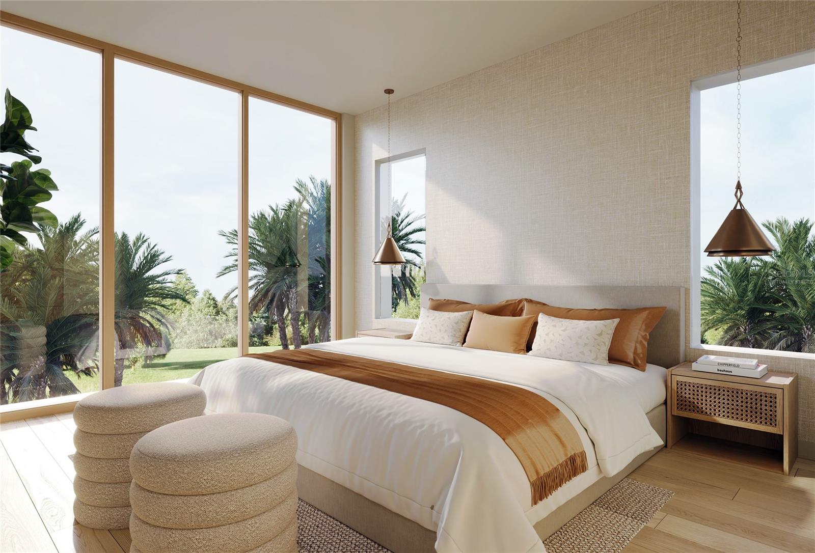 Virtually Staged Render-Primary Bedroom