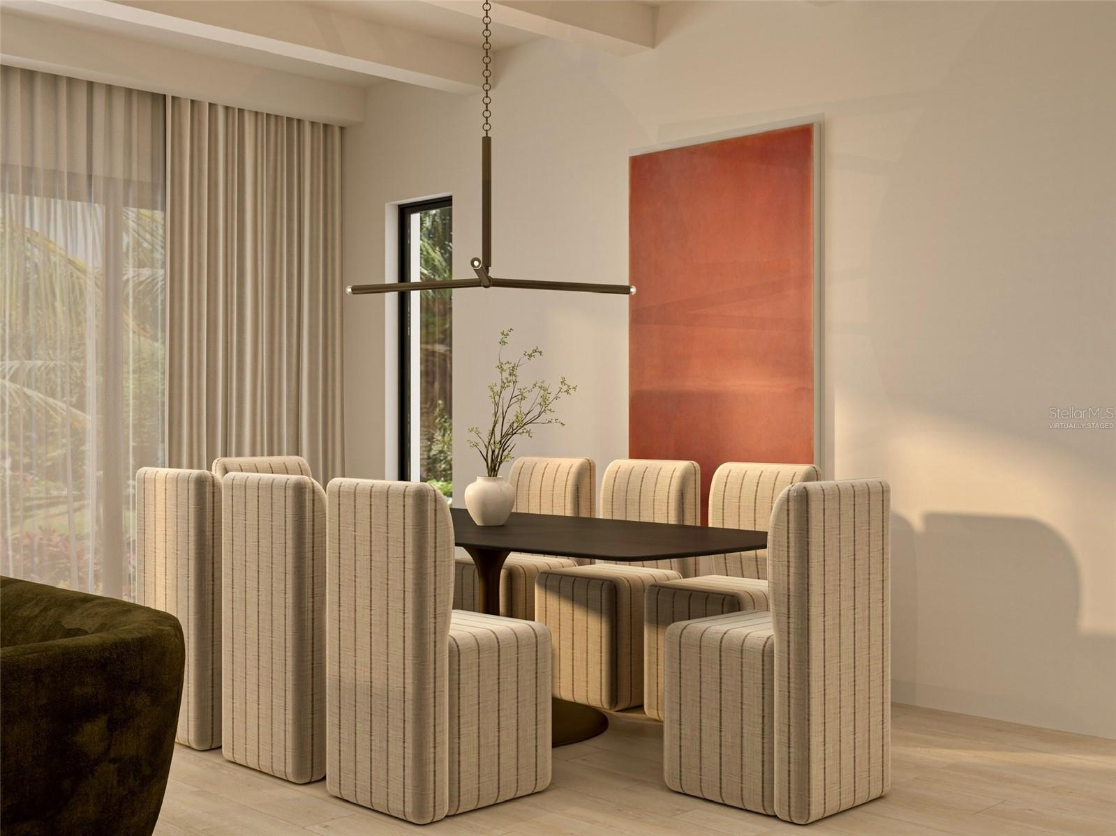 Virtually Staged Render-Dining