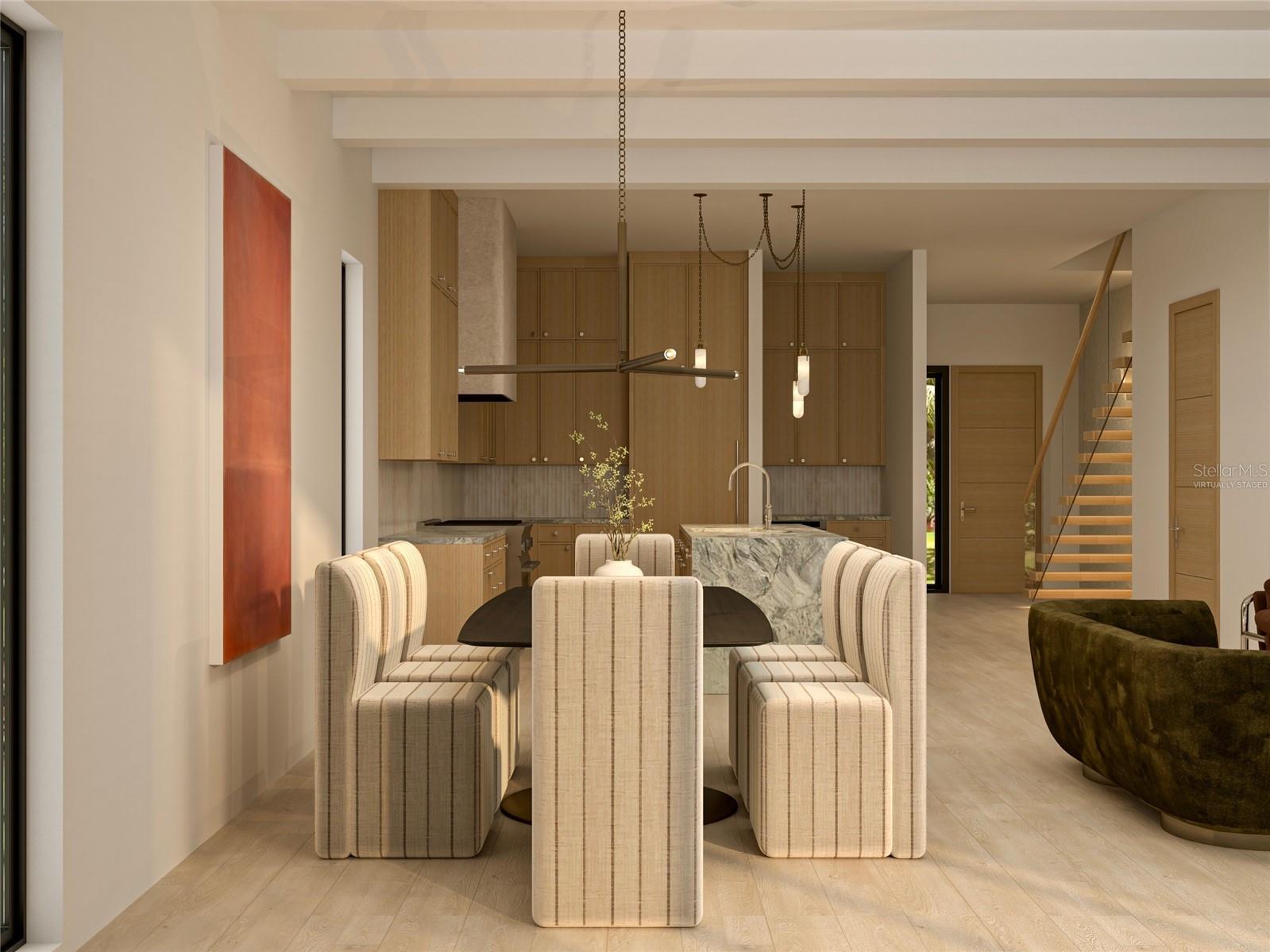 Virtually Staged Render-Dining