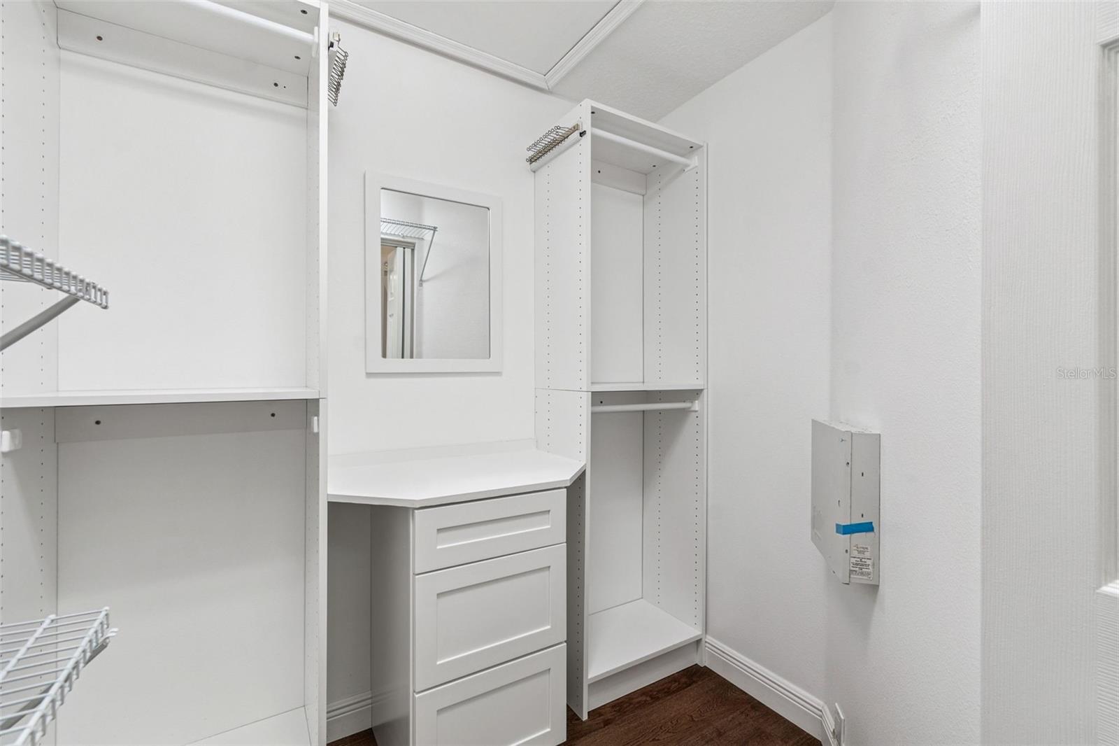 Owners custom Closet