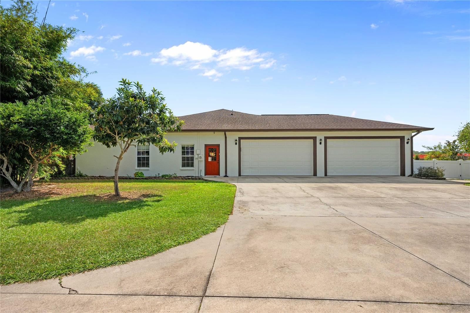 garage and parking pad