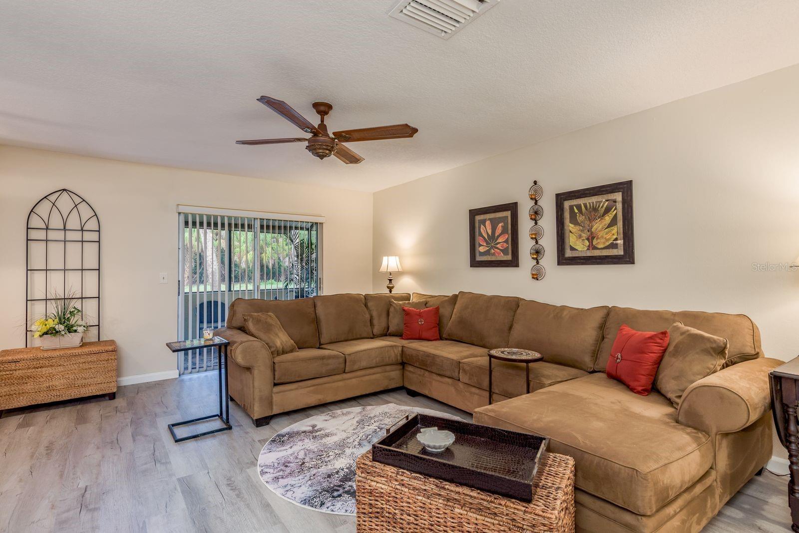 Spacious open floor plan.