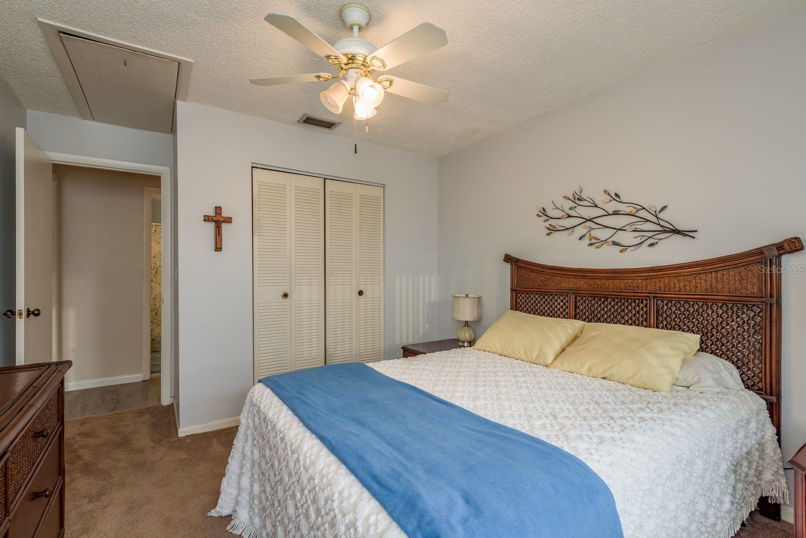 Second Bedroom with built in closet