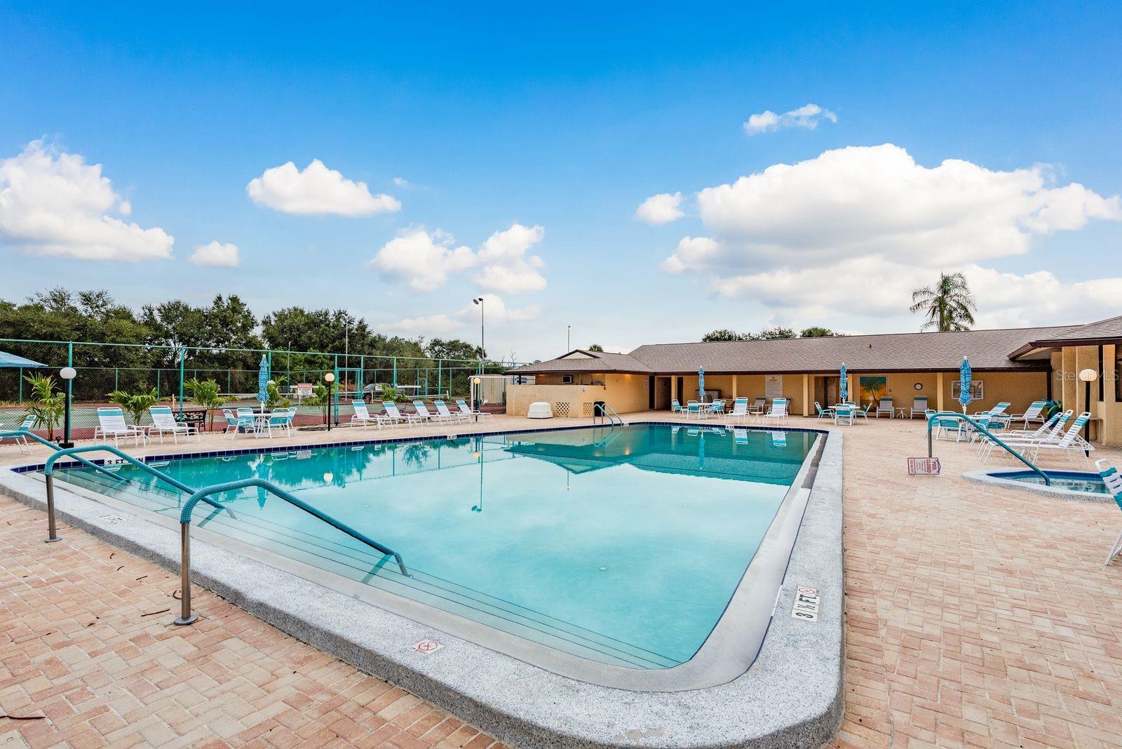 Enjoy the hot summer days by the community Pool.