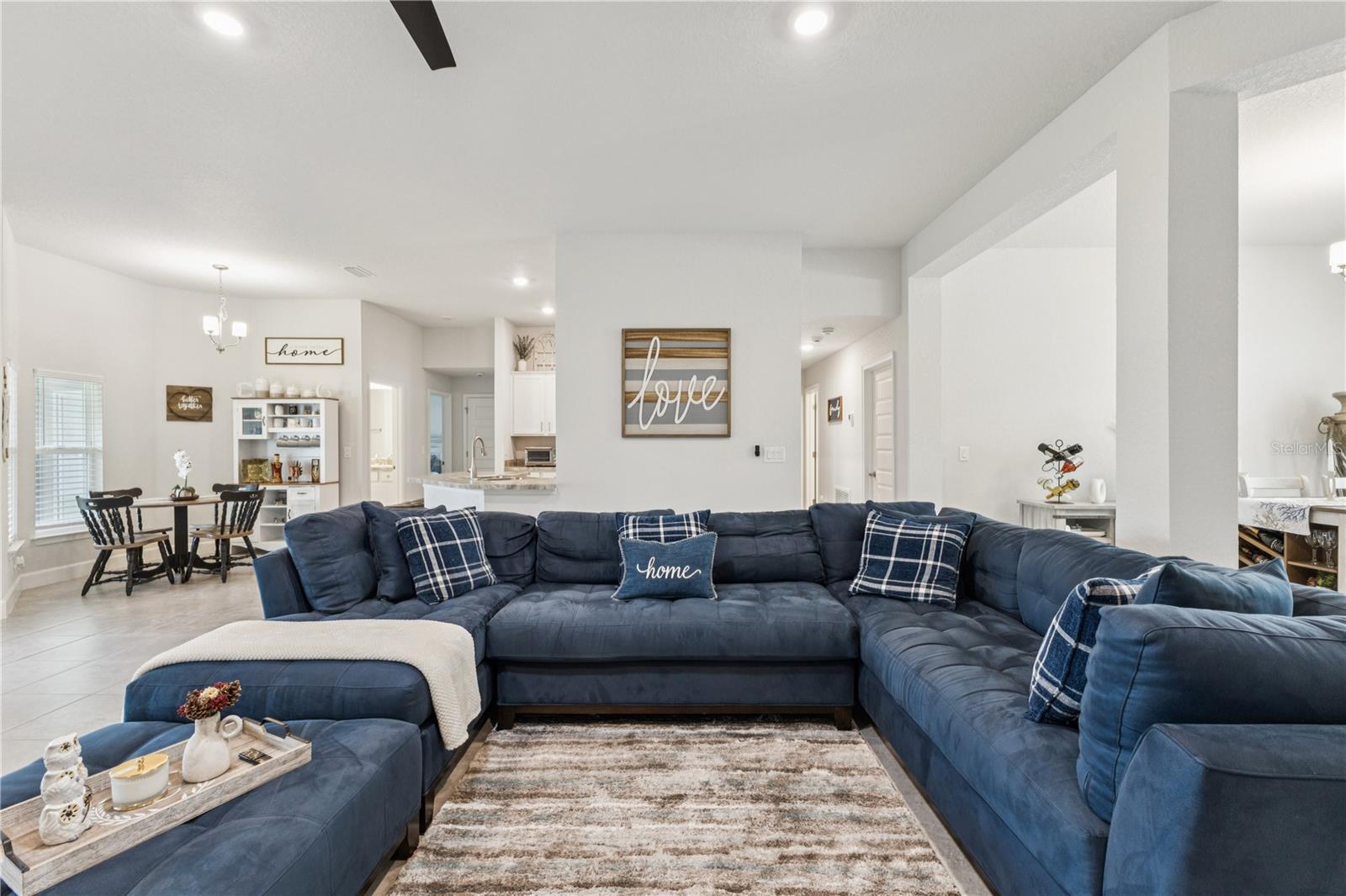 Tile floors thought the entire common area