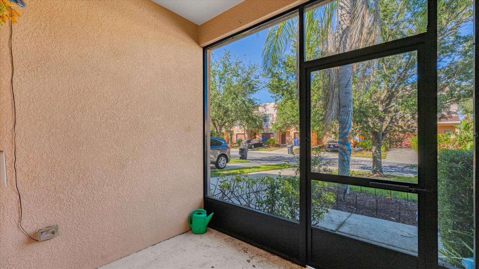 Screened front porch