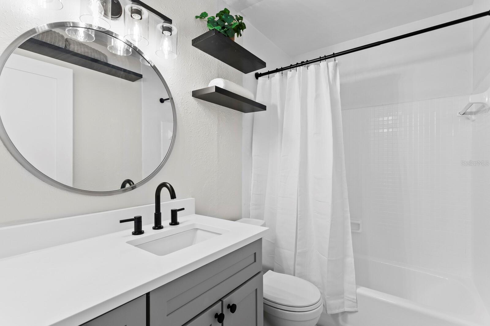 2025 Renovated, dipping into that beautiful tub or have a shower to refresh and revive.