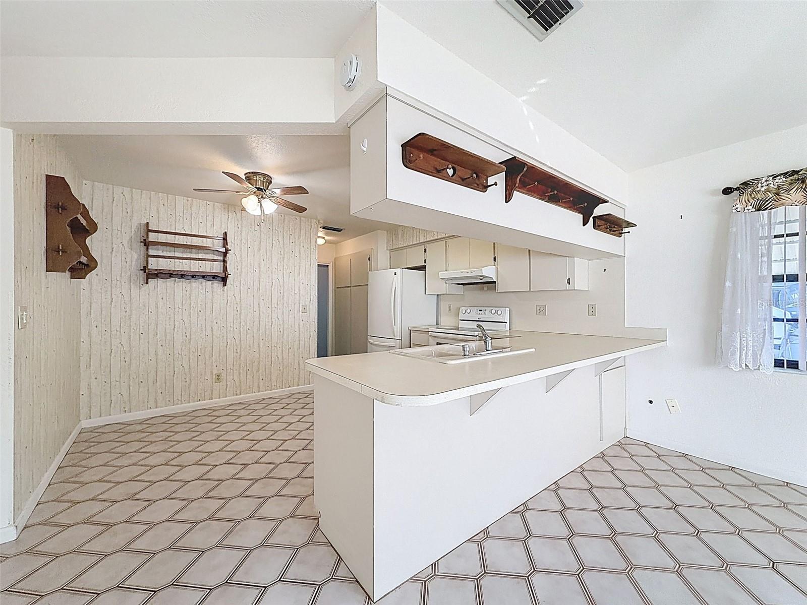 Kitchen into Great Room