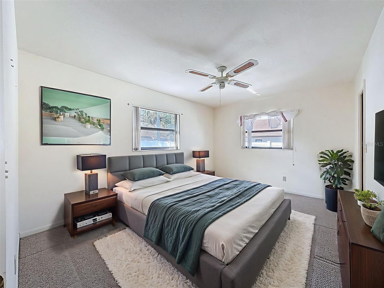 Primary Bedroom-Staged