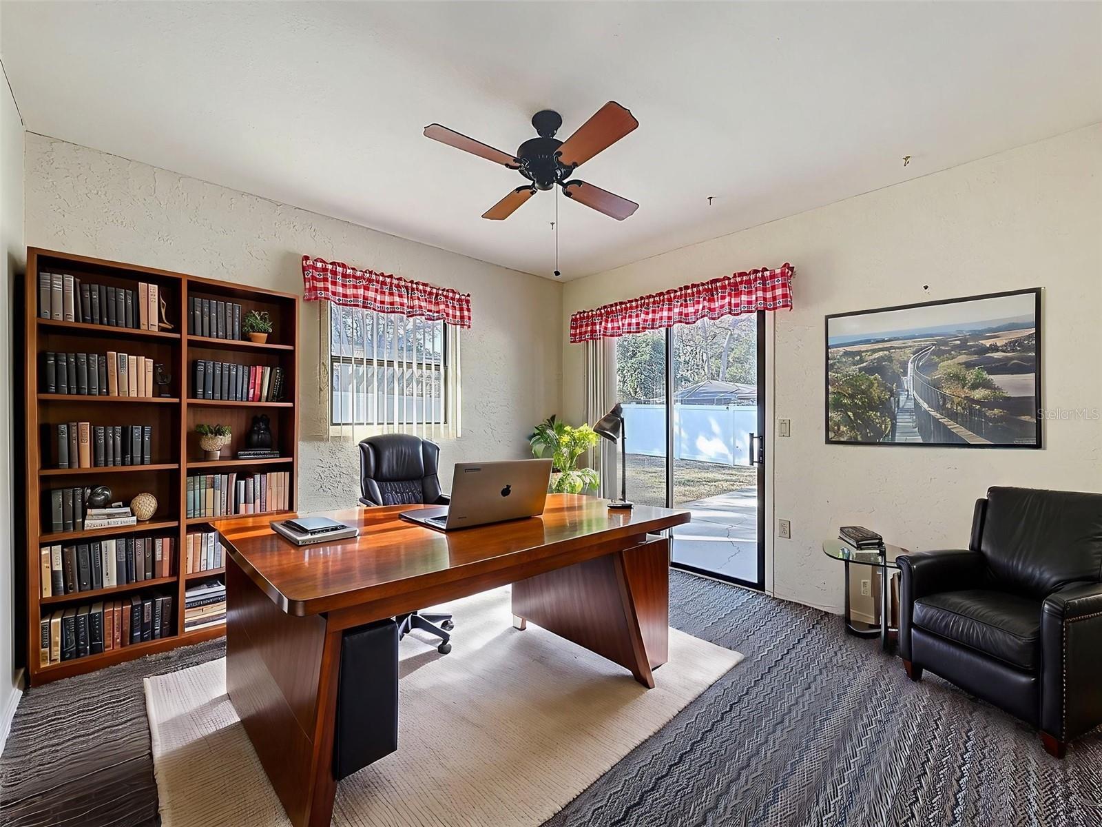 Enclosed Florida Room with A/C-staged