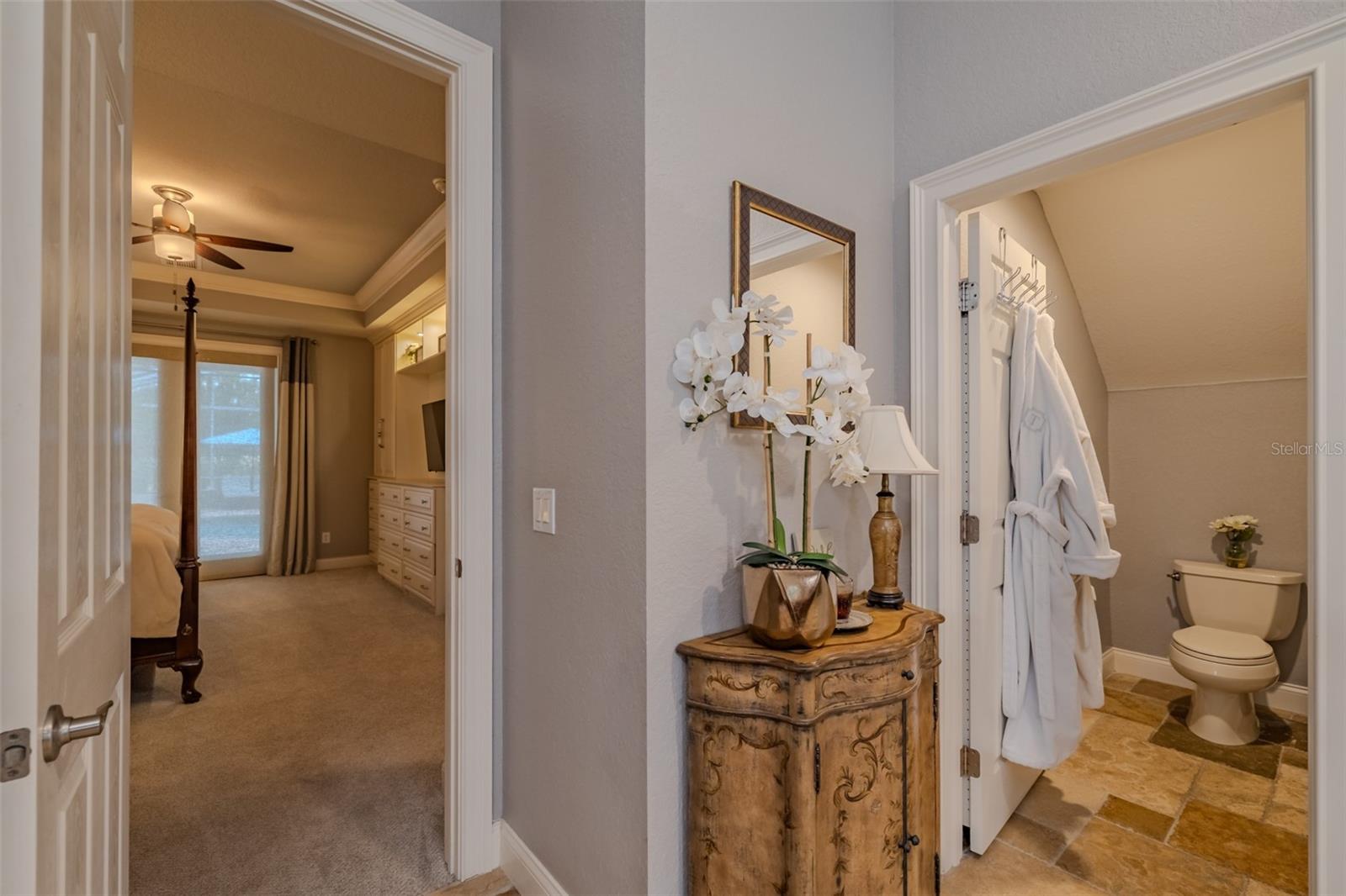 primary bed/bathroom