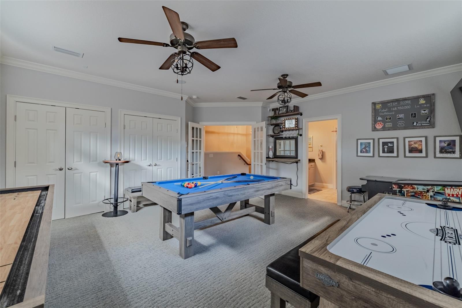 Game room upstairs
