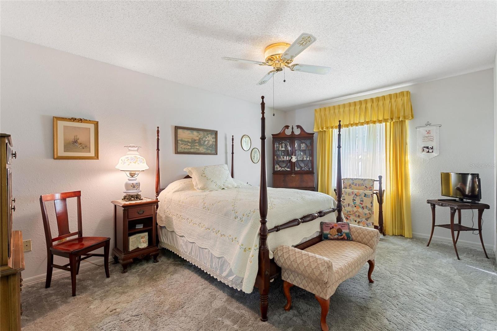 One of two master suites.  The bedrooms are a very gracious size.