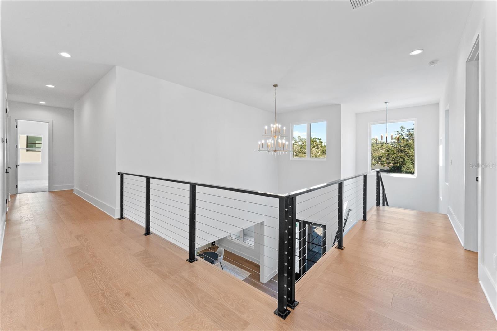 Upstairs open foyer.