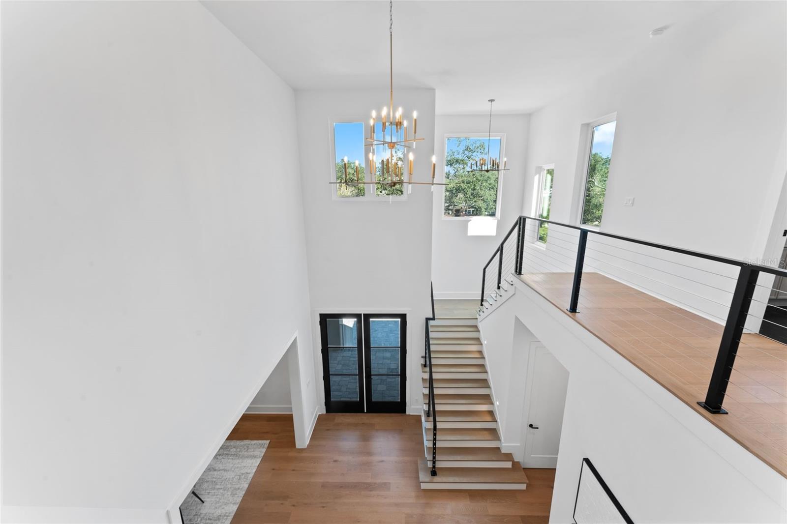 Upstairs open foyer.