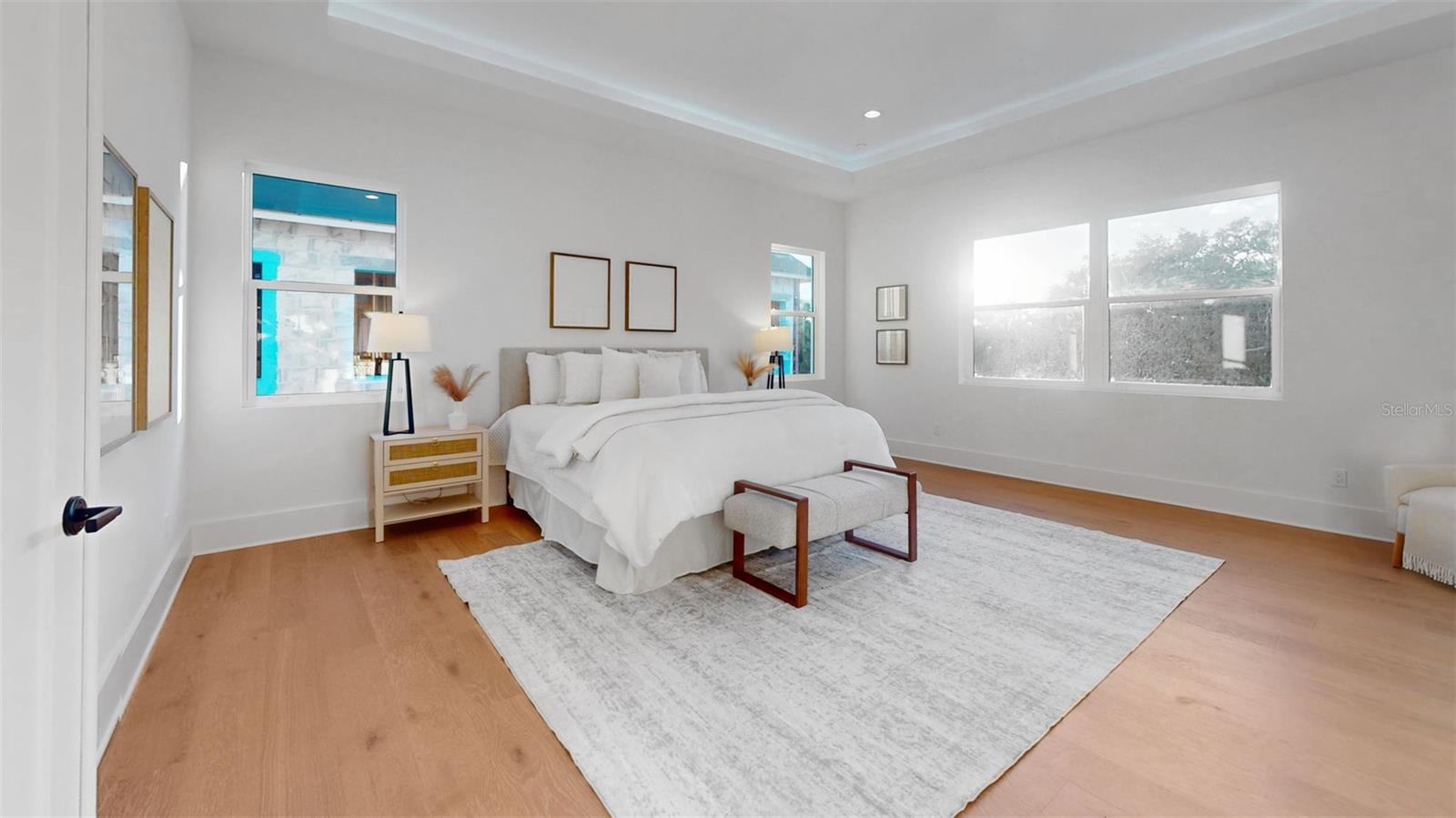 Upstairs primary bedroom.