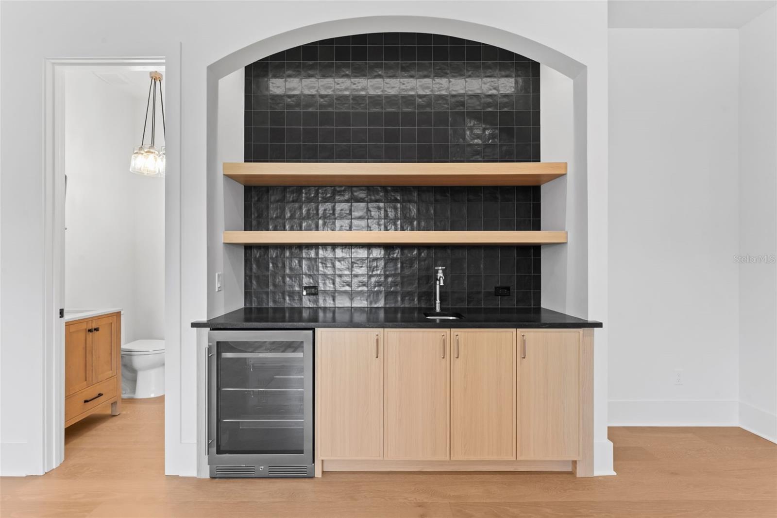 Upstairs guest bedroom 4 / media room.