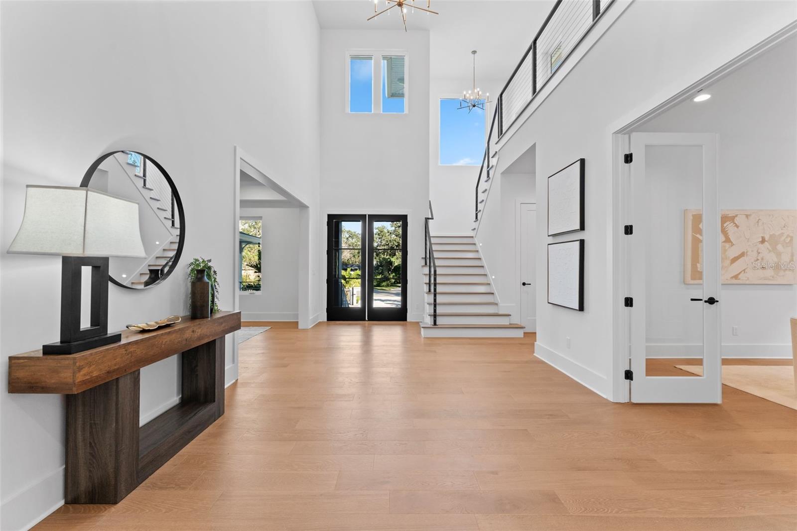 Entryway, two story foyer, office entry.