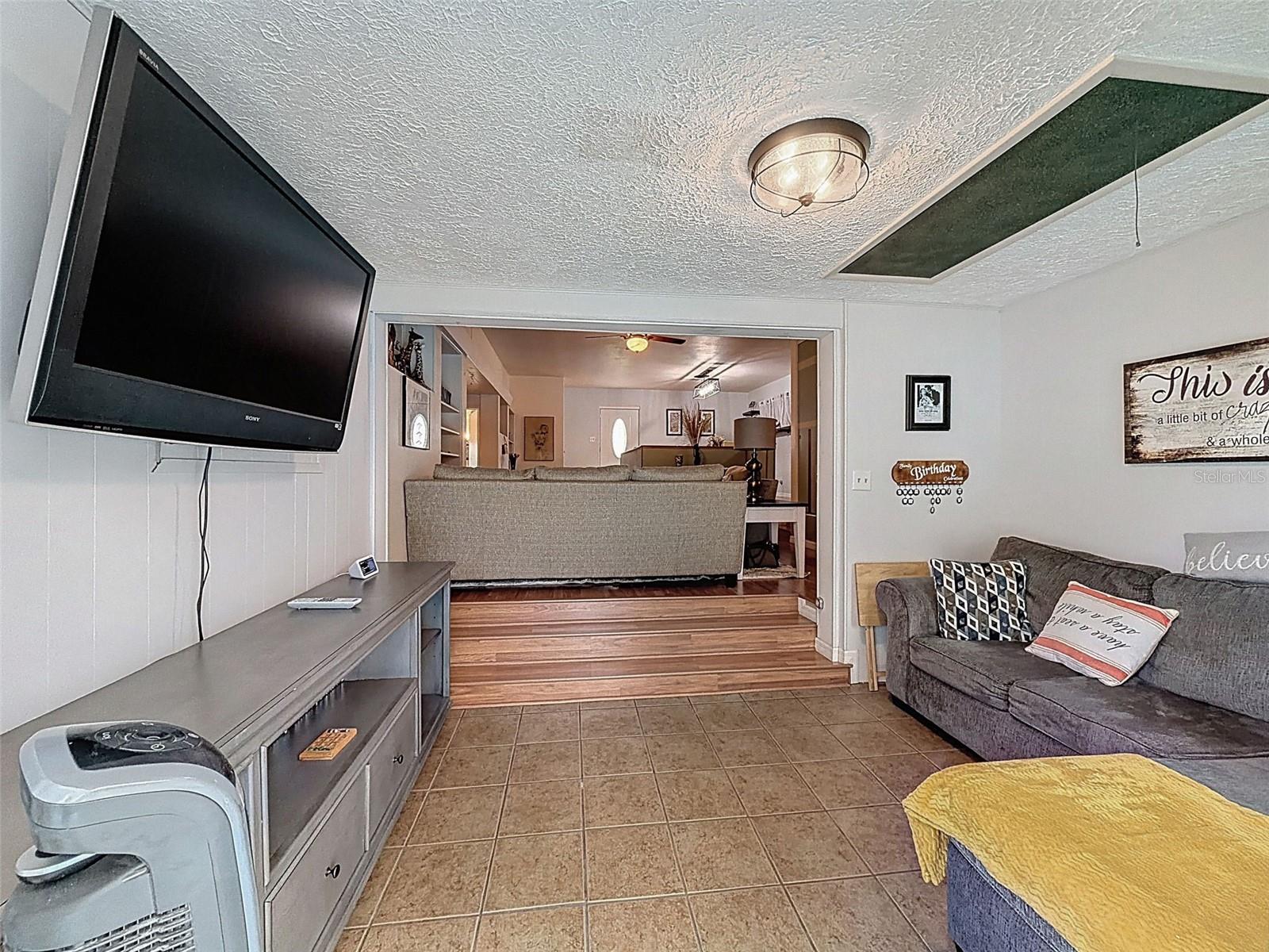 Family room to front