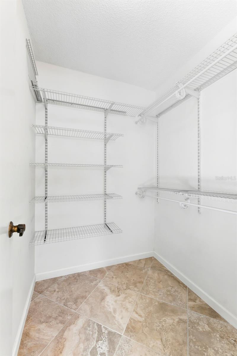 Walk-in Closet in Master Bedroom!