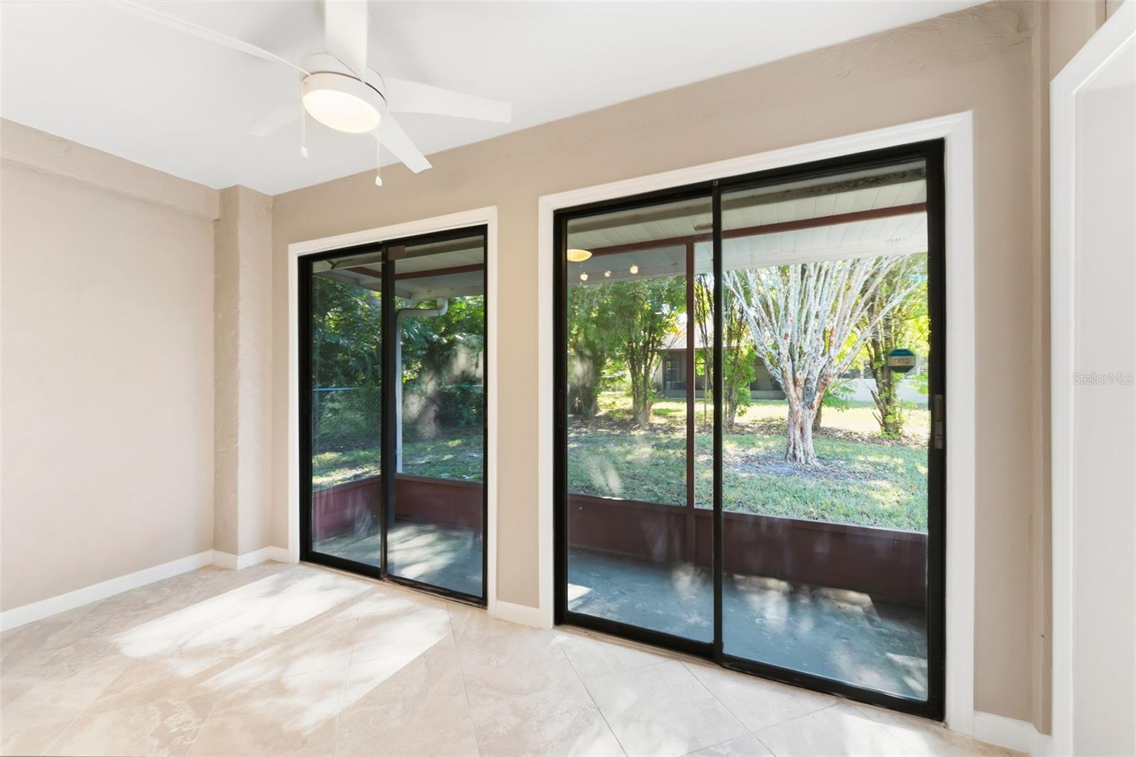 Sliding Glass Doors Leading to Florida Room!