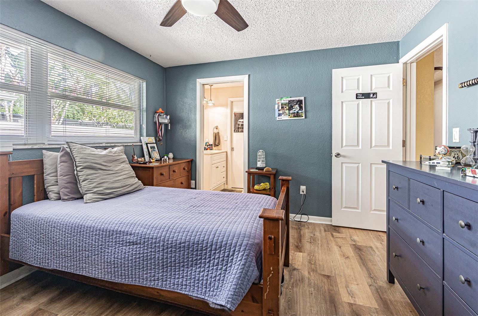 Secondary Bedroom with Jack and Jill bath.