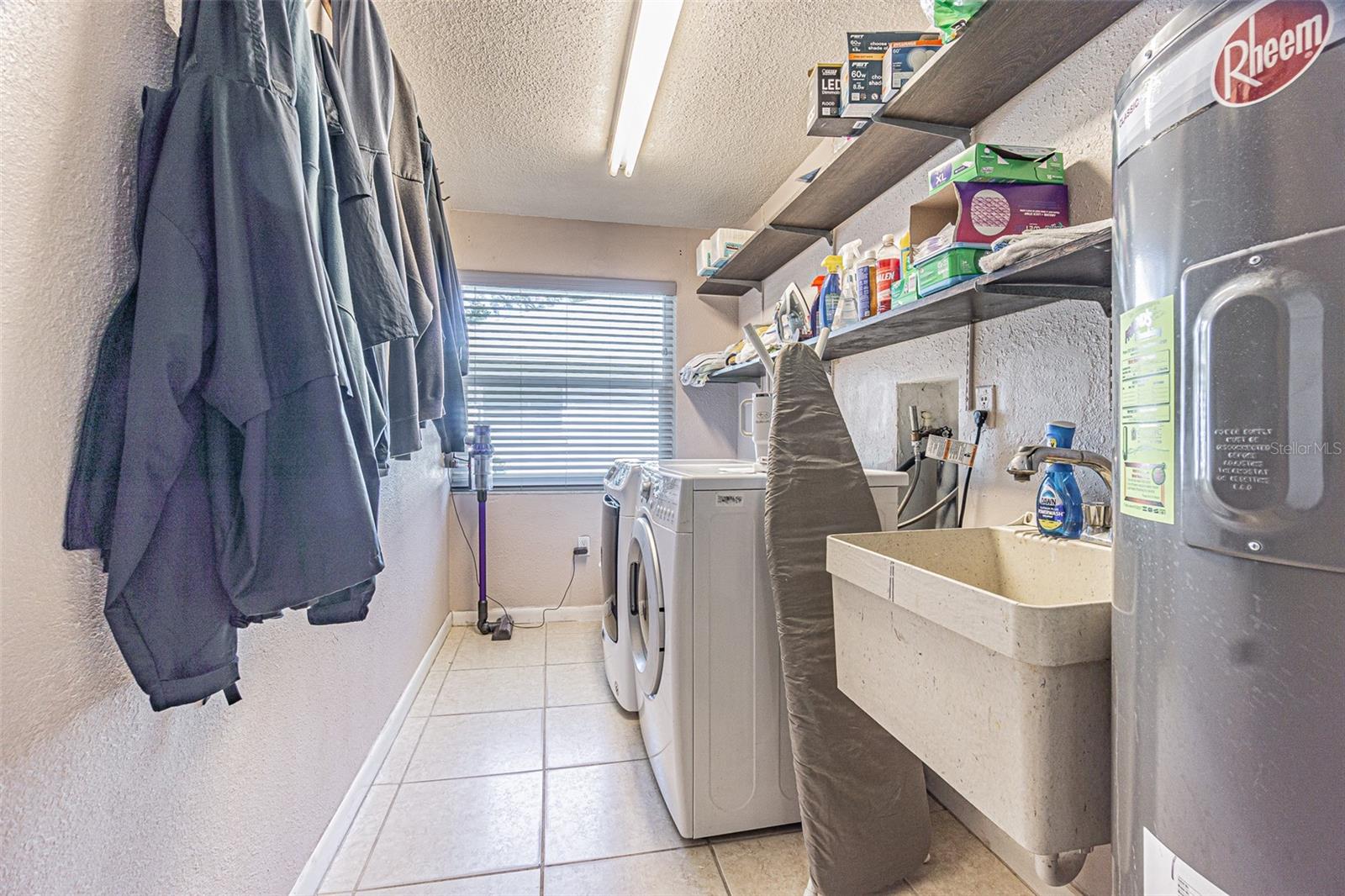 Laundry room.
