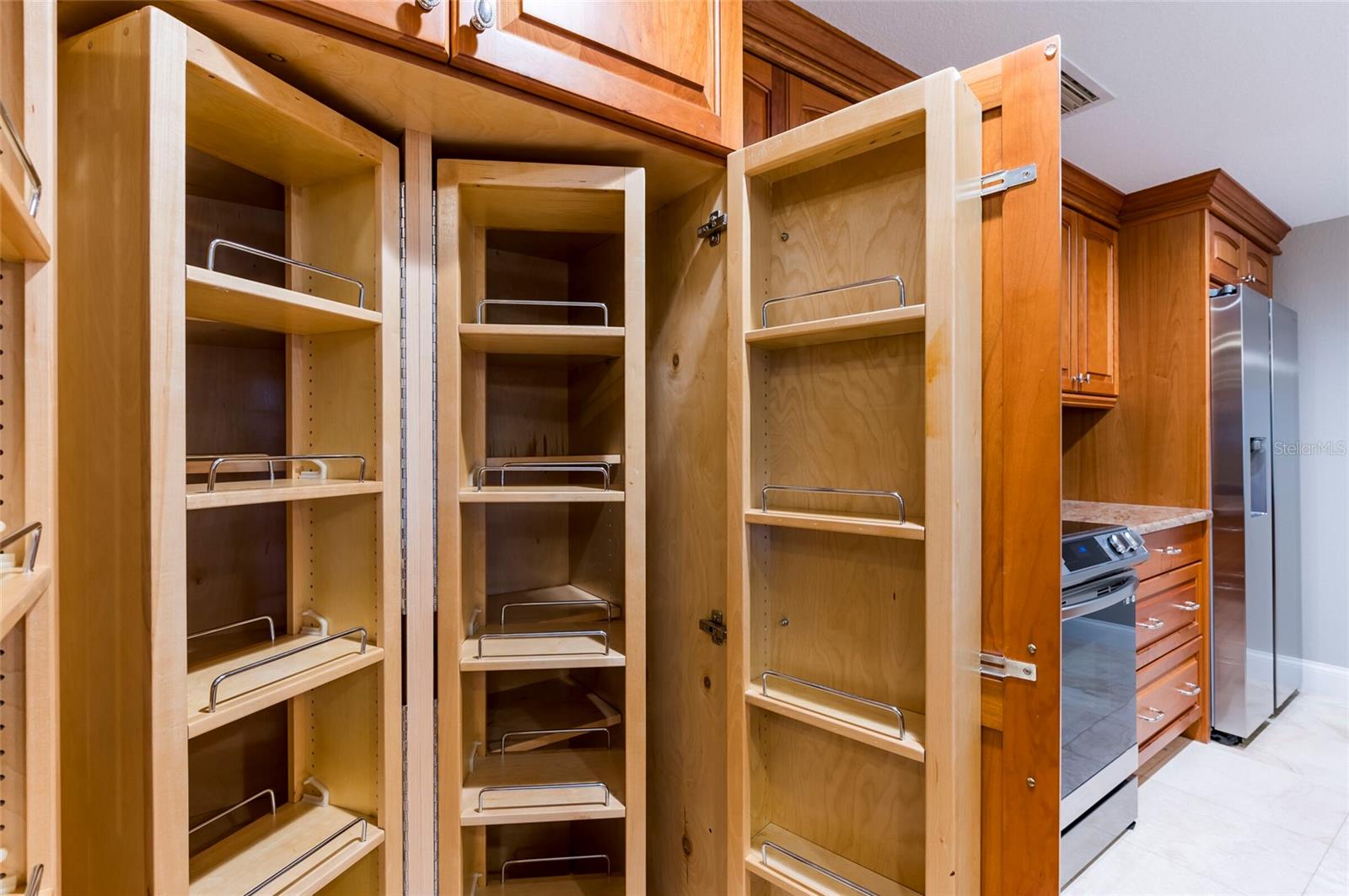 Custom cabinet in kitchen