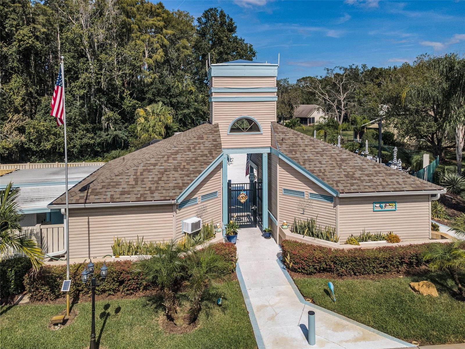 Arborwood Community Pool Entrance