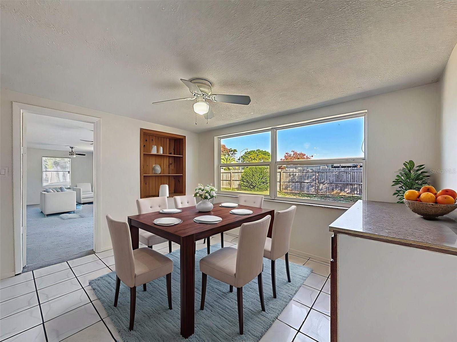 Dining Room Staged