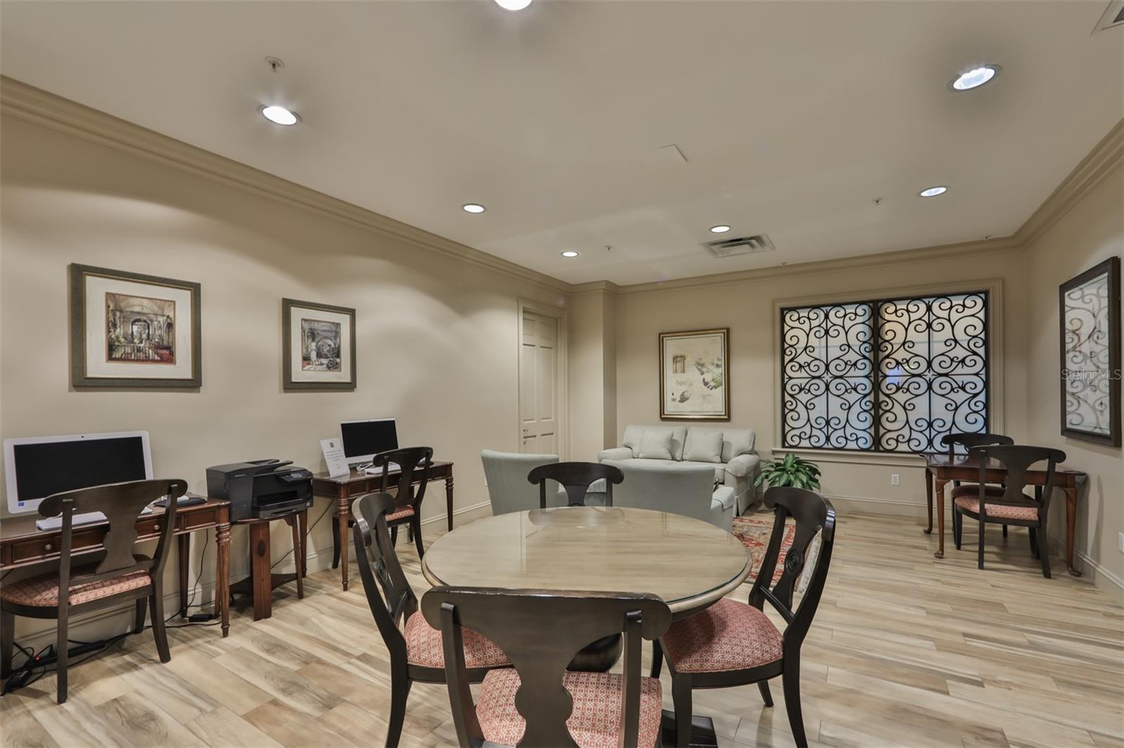 business office and lounge