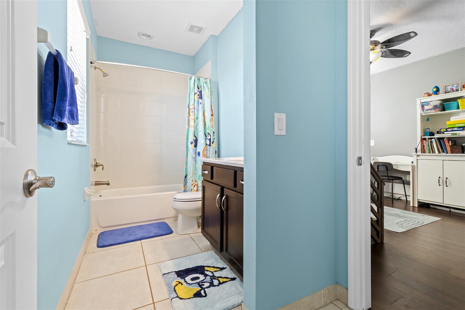 Jack and Jill bathroom