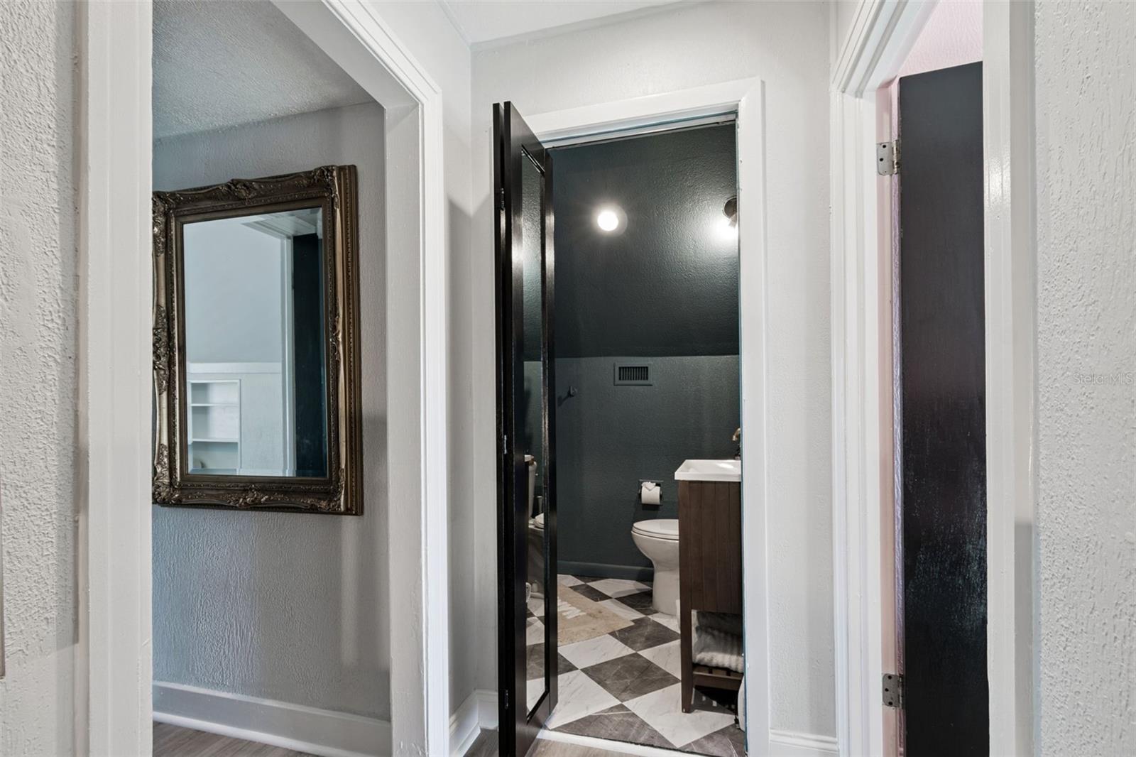 Hall entry to 2nd floor bathroom