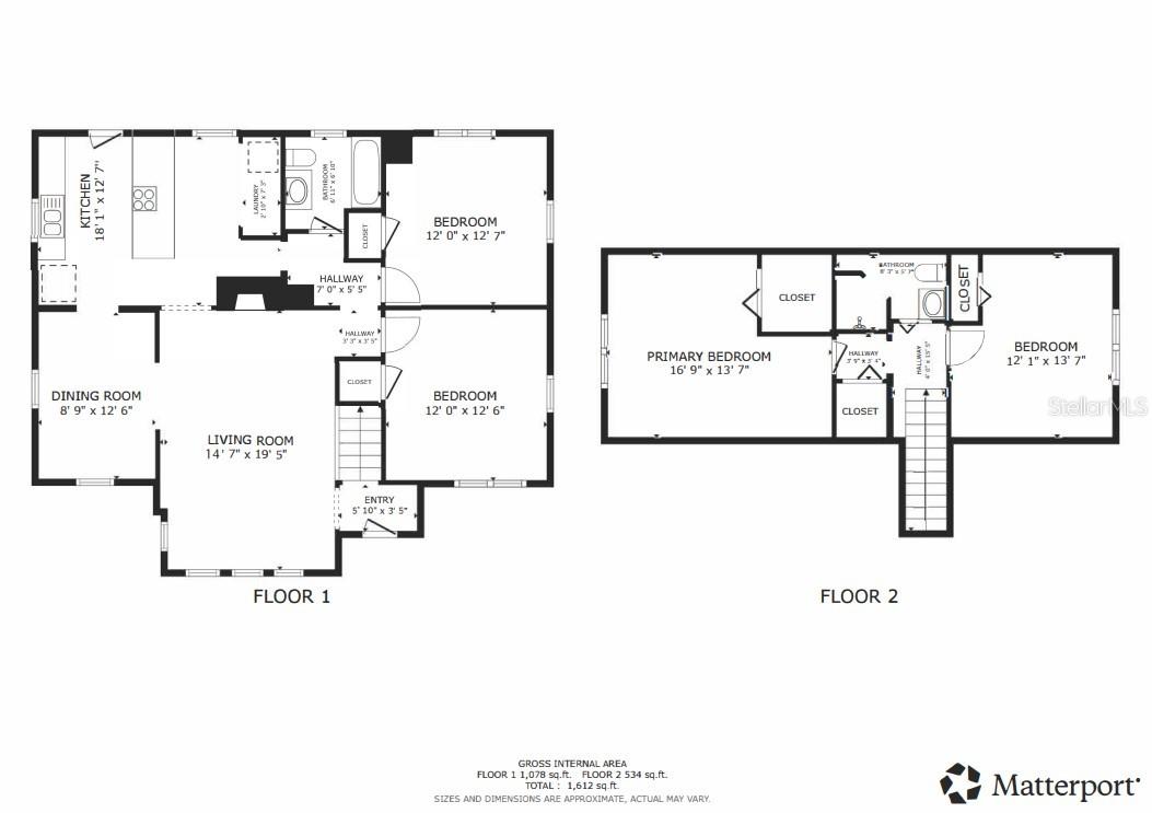 1st and 2nd floor plan