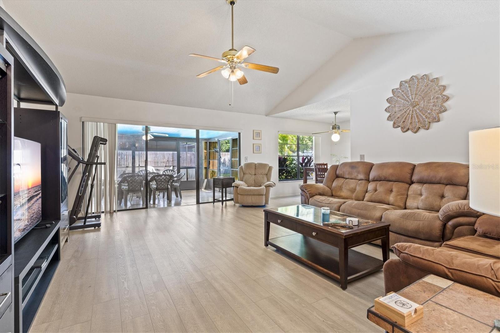 Access to back Sunroom from Living Room