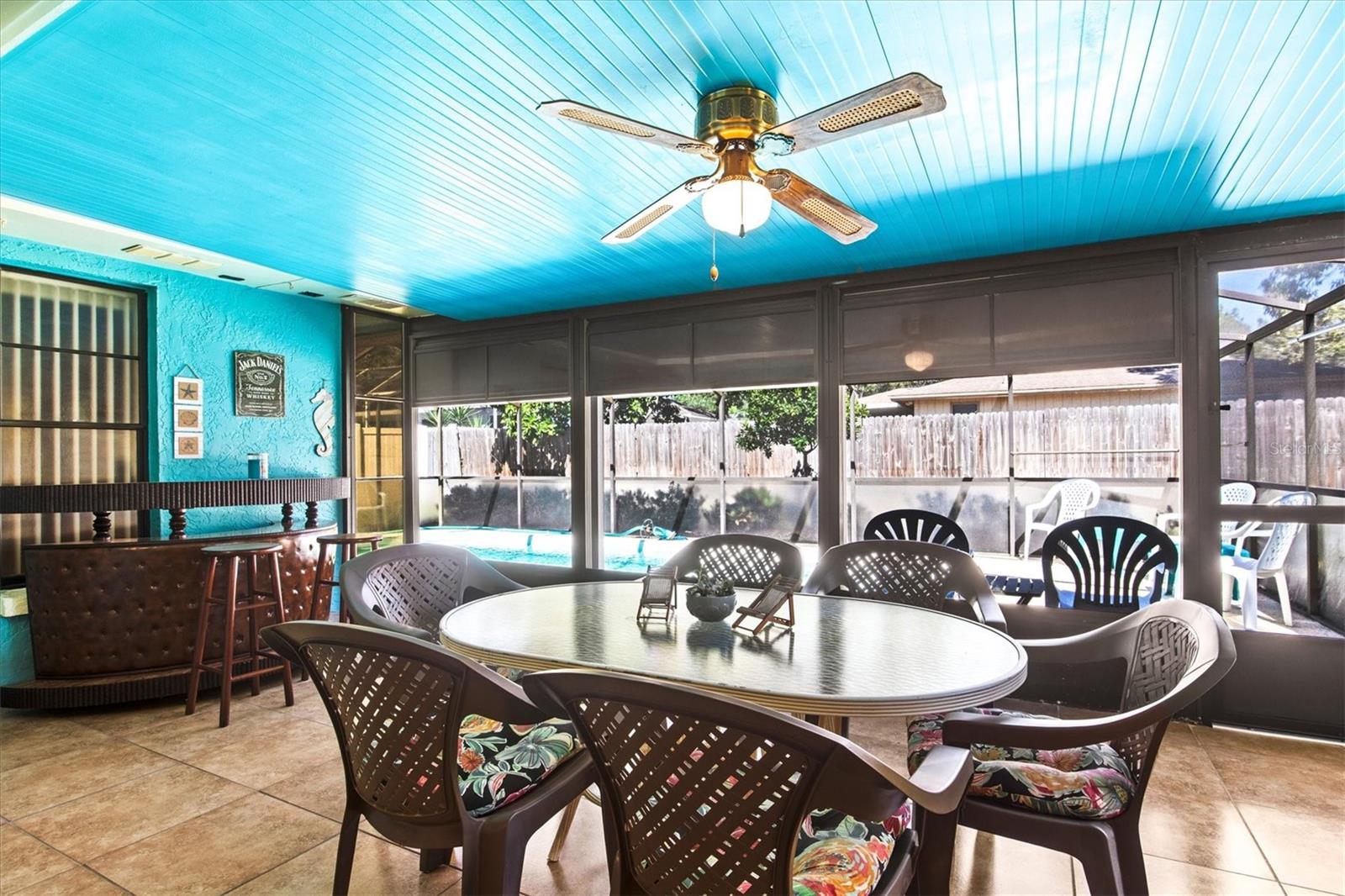 Fully Screened In Back Porch