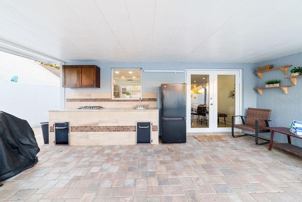 OPENED PORCH/OUTSIDE KITCHEN AND GRILL