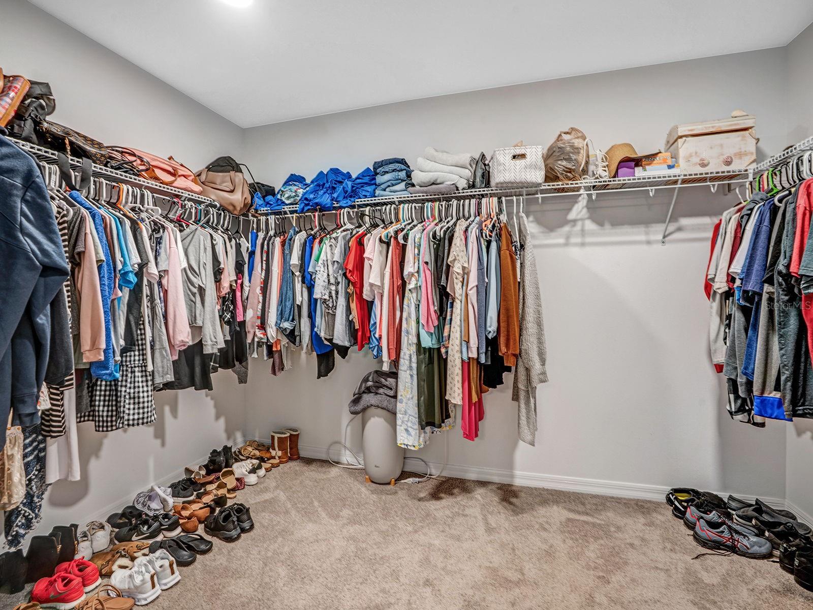 Primary Walk in Closet