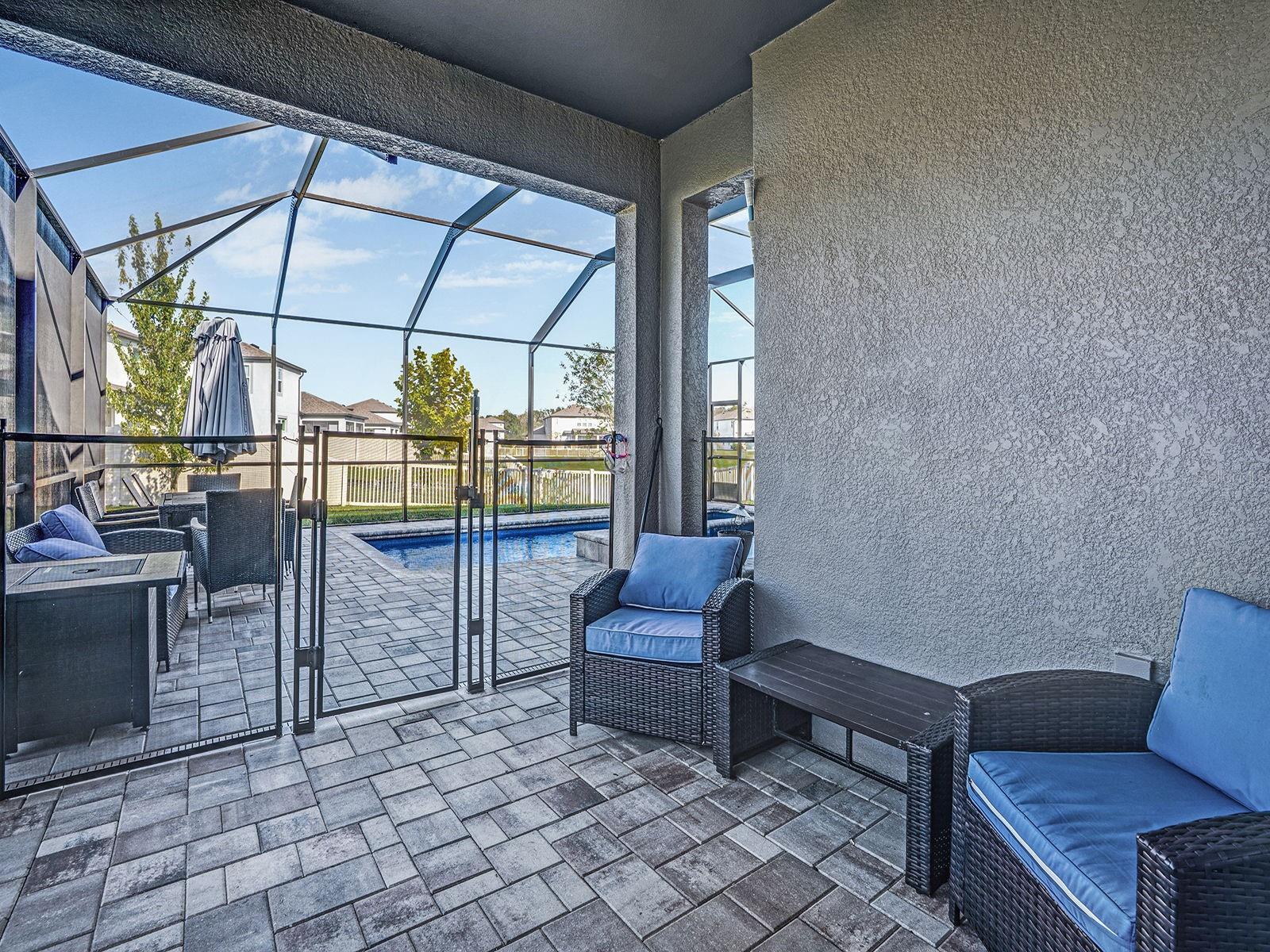 Paved Pool Deck